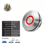 Red DPDT Latching