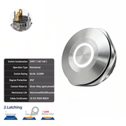 White SPDT Latching