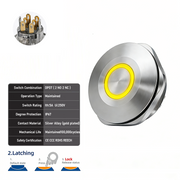 Yellow DPDT Latching