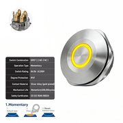 Yellow DPDT Momentary