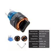 Orange 2-Position SPDT Maintained