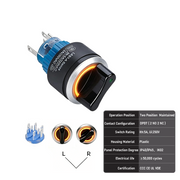 Orange 2-Position DPDT Maintained