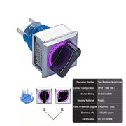 Purple 2-Position SPDT Maintained