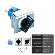 White 2-Position SPDT Momentary