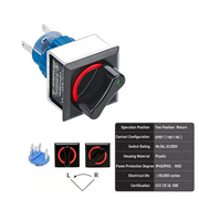 Red 2-Position SPDT Momentary