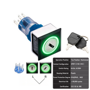 Green 2-Position DPDT Maintained