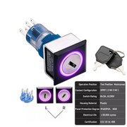 Purple 2-Position DPDT Maintained