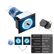 Blue 2-Position DPDT Maintained