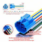 8 Pin DPDT Connector