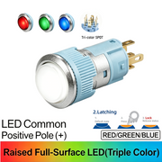 RGB Maintained common anode (+)