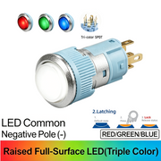 RGB Maintained common cathode (-)