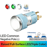 RGW Momentary common cathode (-)