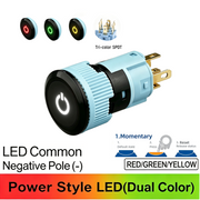 RGY Momentary common cathode (-)