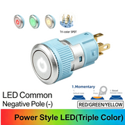 RGY Momentary common cathode (-)