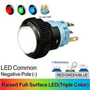 RGB Momentary common cathode (-)