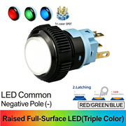 RGB Maintained common cathode (-)