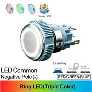 RGB Maintained common cathode (-)