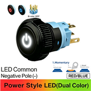 RB Momentary common cathode (-)