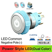 RB DPDT Maintained common cathode (-)