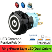 RB DPDT Maintained common anode (+)