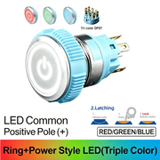 RGB DPDT Maintained common anode (+)