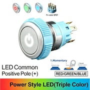 RGB DPDT Momentary common anode (+)