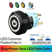 RGY SPDT Momentary common anode (+)