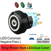 RG DPDT Maintained common cathode (-)