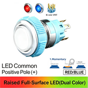 RB SPDT Momentary common anode (+)
