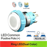 RB SPDT Momentary common anode (+)