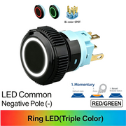 RG SPDT Momentary common cathode (-)