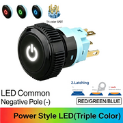 RGB SPDT Maintained common cathode (-)