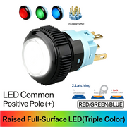 RGB SPDT Maintained common anode (+)
