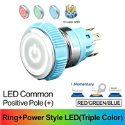 RGB SPDT Momentary common anode (+)