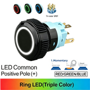 RGB SPDT Momentary common anode (+)
