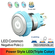 RGB SPDT Maintained common cathode (-)