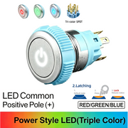 RGB SPDT Maintained common anode (+)