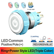 RGB SPDT Maintained common anode (+)