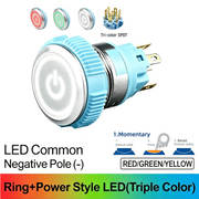 RGW SPDT Momentary common cathode (-)