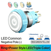 RGY SPDT Momentary common cathode (-)