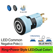 BW Momentary common cathode (-)