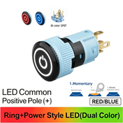 RB Momentary common anode (+)