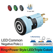 RGW Momentary common cathode (-)