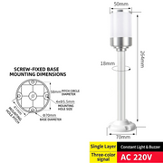 Single-Tier 3-Color – Straight Arm 220V