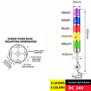 5-Tier 5-Color – Bent Arm 24V