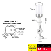 Single-Tier 3-Color – Bent Arm 12V