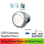 BW DPDT Maintained common cathode (-)