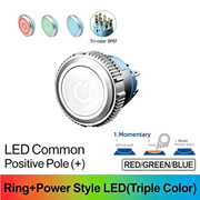 RGB DPDT Momentary common anode (+)