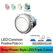 RGY DPDT Momentary common anode (+)