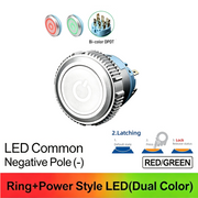 RG DPDT Maintained common cathode (-)